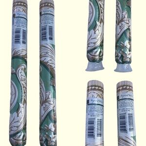 Raymond Waites Wallpaper Boarder Green Cut Edge 13 Inch Gramercy Vintage Lot 2